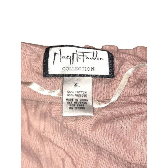 MARY McFADDEN COLLECTION Sz XL Women's Maeve Open Front Lightweight Cardigan - Picture 2 of 5